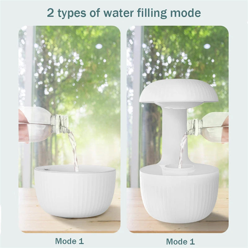 Humidificador antigravedad con efecto visual