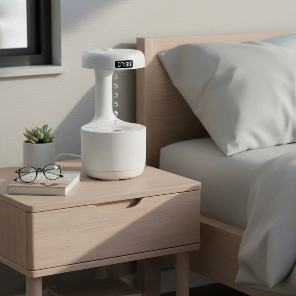 Humidificador antigravedad con efecto visual